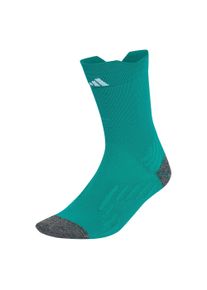 adidas Performance Sportsocken 'RUNNING COMFY CREW' Herren Gr&ouml;&szlig;e 37/39 grau / smaragd / wei&szlig;