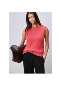 Street One, Unisex, Street One Pullunder in Strick-Optik, striking coral, 38, Pullunder f&uuml;r Unisex von Street One