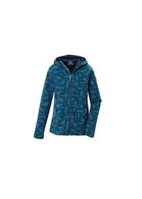 Killtec, Unisex, Softshelljacke f&uuml;r Kinder, mit regulierbarer Kapuze, winddicht, wasserabweisend, petrol, 164, Softshelljacke mit regulierbarer Kapuze