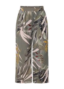 TATUUM Bundfaltenhose 'Savanna' Damen Gr&ouml;&szlig;e 44 creme / rostbraun / honig / khaki