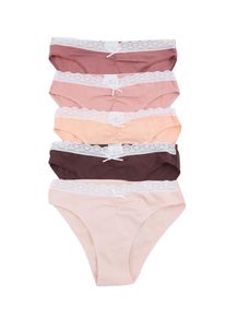 Trendyol Slip Damen Gr&ouml;&szlig;e M braun / hellorange / ros&eacute; / altrosa / pastellpink