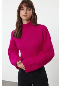 Trendyol Pullover Damen Gr&ouml;&szlig;e M magenta