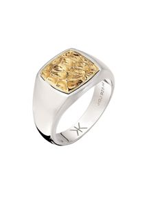 Kuzzoi Ring 'Bi-Color' Herren Gr&ouml;&szlig;e 64 gold / silber