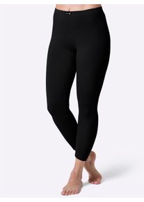 w&auml;schepur Witt Damen Leggings, schwarz, Gr&ouml;&szlig;e 40/42, 65% Polyester, 30% Viskose, 5% Elasthan