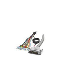 Phoenix Contact Phoenix Contact Male D-Sub 25-Pin Unterminated Cable, 6 m Polyvinyl Chloride - 2926564