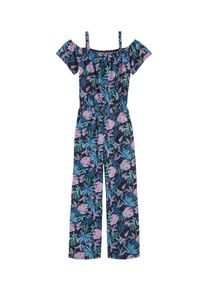 WE Fashion Overall M&auml;dchen Gr&ouml;&szlig;e 176 hellblau / dunkelblau / lila