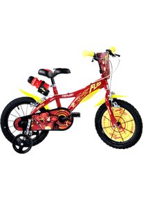 DINO BIKES, Kinderfahrrad &raquo;Flash 14" Kinderfahrrad 3-6 Jahre&laquo; 1 Gang ohne Schaltung, rot, 14 Zoll (35,56cm) hinten: 14 Zoll (35,56cm), Kinderfahrrad