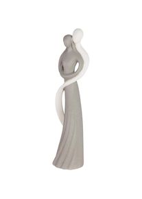Gilde, Gilde Skulptur &raquo;Figur Monroe weiss H. 45,5 cm&laquo; Frauenfigur abstrakter Stil sitzende Pose Wohnaccessoire, wei&szlig;, Keramik, B/H/T: 11,5 cm x 45,5 