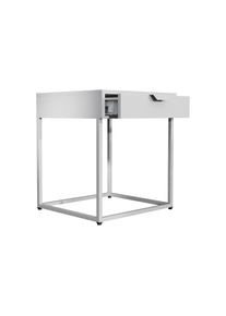 Vcm, Vcm Nachttisch &raquo;Flokas S 43 x 50 cm&laquo;, wei&szlig;, B/H/T: 43 cm x 50 cm x 41 cm