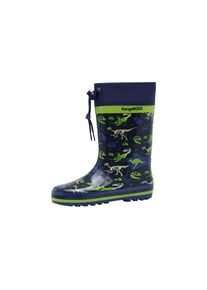 Kangaroos, Unisex, Kangaroos Gummistiefel &raquo;K-Rain Jump&laquo; Wasserdicht, Warmfutter, navy, dino, 32, Modischer Gummistiefel von Kangaroos