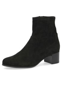 Caprice, Unisex, Stiefelette , Blockabsatz, Businessschuh mit praktischem Innenreissverschluss, schwarz, 37, Klassische Stiefelette in bequemer Weite