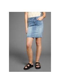 Arizona, Unisex, Jeansrock &raquo;Ultra-Stretch&laquo; extra eng geschnitten, blau used, 36, Eng geschnittener Jeansrock, ideal f&uuml;r eine figurbetonte Silhouette