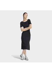 adidas Sportswear, Unisex, adidas Sportswear Shirtkleid &raquo;ADIDAS KIT SMALL LOGO RIB DRESS&laquo; f&uuml;r Erwachsene geeignet, ohne Verschluss, aus Baumwolle, 