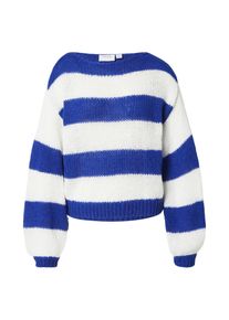 Vila Pullover 'VICHOCA' Damen Gr&ouml;&szlig;e M blau / wei&szlig;