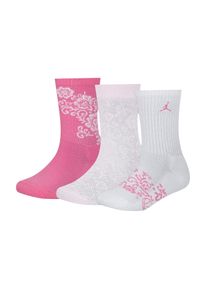 Jordan Socken 'FLORAL LACE' M&auml;dchen Gr&ouml;&szlig;e 5/7Y pink / ros&eacute; / wei&szlig;