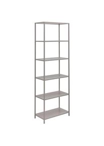 CARRYHOME Regal , Kaschmir , Metall, Holzwerkstoff , 6 F&auml;cher , 60x183x33 cm , Bsci , stehend, In verschiedenen Gr&ouml;ssen erh&auml;ltlich , Wohnzimmer, Regal, B&uuml;cherregale