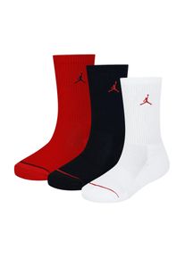 Jordan Socken Jungen Gr&ouml;&szlig;e 5/7Y knallrot / schwarz / wei&szlig;