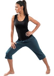 feel good Damen Capri-Hosen petrol + taupe