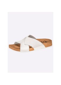 MUBB, Unisex, MUBB Hausschuh, wei&szlig;, 42, aus Rindleder