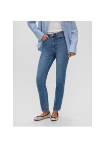 V&eacute;ro Moda Vero Moda, Unisex, Mom-Jeans &raquo;VMNICKIE HR MOM JEANS BLUE MIX NOOS&laquo; Baumwollmischung, high waist, loose fit, medium blau denim detail:ra3086, 27, L&auml;nge