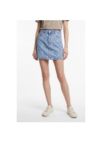 Only, Unisex, Only Jeansrock &raquo;ONLSTELLA DAISY SHORT SKIRT DNM AZG&laquo;, light blau denim detail:daisy emb, S (36), Denim Minirock von Only
