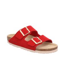 Rohde, Unisex, Pantolette &raquo;SUNNYS N&deg;12&laquo; Schnallenverschluss, rot, 38, Lederfussbett