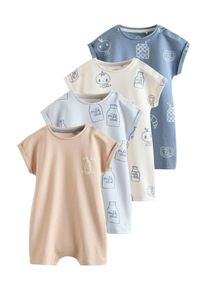 next, Gar&ccedil;ons Barboteuse / body, cr&egrave;me / camel / bleu-gris / bleu clair