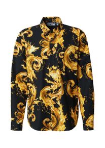 Versace Jeans Couture Hemd Herren Gr&ouml;&szlig;e L goldgelb / gold / schwarz