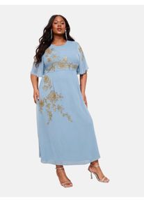 Friends Like These Kleid Damen Gr&ouml;&szlig;e 48 hellblau / gold Sommerkleid