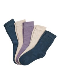 Tchibo - 5 paires de chaussettes thermiques - taille: 35-38 - blau