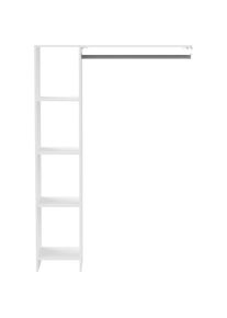 Demeyere Group, Demeyere Group Garderobenschrank &raquo;Barbara&laquo; SCHRANKSYSTEM, matt wei&szlig;, Holzwerkstoff, B/H/T: 123,2 cm x 180 cm x 39,6 cm