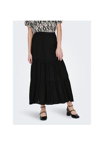 Only, Unisex, Only Maxirock &raquo;ONLMIKKA LIFE LONG SKIRT WVN NOOS&laquo; Viskose, schwarz, L (40), Langer Rock von Only