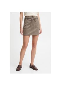 Only, Unisex, Only Minirock &raquo;ONLMIRA HW FAUX SUEDE BELT SKIRT CC PNT&laquo; Materialmix, Wildlederimitat mit Stretch, walnut, XS (34), Minirock von Only