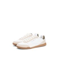 Tommy Hilfiger, Unisex, Slip-On Sneaker &raquo;LOPRO LTH MIX RWB&laquo; Freizeitschuh, Halbschuh, Schl&uuml;pfschuh mit Kontrastbesatz an der Ferse, beige, 46, 
