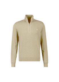 Lerros, Unisex, Lerros Strickpullover &raquo;Flachstrick-Troyer in Grossen Gr&ouml;ssen&laquo;, tender beige melange, 5XL, Edle Flachstrickoptik