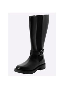 sheego, Unisex, Weitschaftstiefel, schwarz, 38, XXL-Schaft, Weite G
