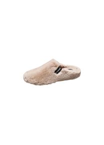 VERBENAS, Unisex, VERBENAS Hausschuh &raquo;YORK GROSETO&laquo; Wohlf&uuml;hlschuh, Homeslipper, Pantoffel mit Label, beige, 39, Bequemer Hausschuh &ndash; ideal f&uuml;r 