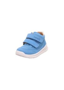 Superfit, Unisex, Sneaker &raquo;BREEZE WMS: mittel&laquo; Klettschuh, in WMS: Weite mittel, Gr&ouml;ssenschablone zum Download, blau, wei&szlig;, 23, Kn&ouml;chelhoher 