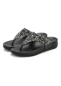 Vivance, Unisex, Badezehentrenner &raquo;Flip Flop, Badelatsche, Badeschuhe, Pantolette, Zehentrenner,&laquo; NEU Sommerschuh mit modischem Glitzerdetail VEGAN, 
