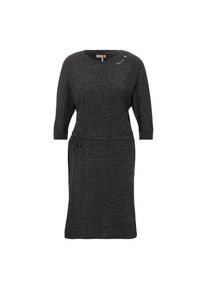 Ragwear, Unisex, Jerseykleid &raquo;SHIMY&laquo; mit elastischer Taille und Kordelzug, dunkelgrau, S (36), N-Gr, Vegan, von PETA verifiziertes Kleid SHIMY von 