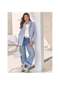 Heine, Unisex, Heine Jackenblazer &raquo;Blazer&laquo;, rauchblau, 44, modisches Strukturmuster