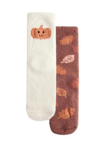next Socken Damen Gr&ouml;&szlig;e One Size braun / orange / rosa / wei&szlig;