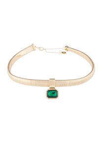 Steve Madden Kette Damen Gr&ouml;&szlig;e One Size gold / smaragd