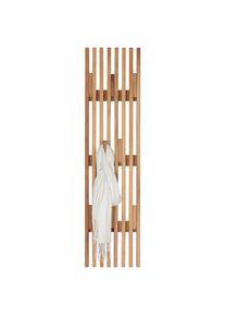 Linea Natura Garderobenpaneel , Holz , Eiche , massiv , 30x120x5.5 cm , Aufh&auml;ngem&ouml;glichkeit , Garderobe, Garderobenpaneele, Garderobenpaneele