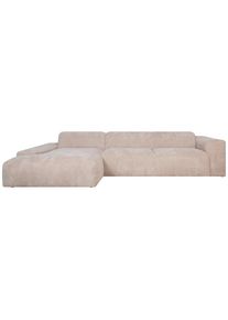 Mid.you Ecksofa , Beige , Kunststoff , Ottomane links, L-Form , 343x170 cm , Made in EU , Wohnzimmer, Sofas & Couches, Wohnlandschaften, Ecksofas