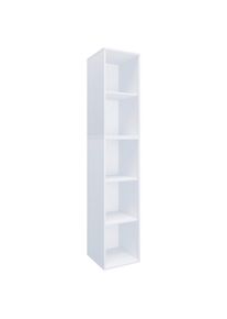 P & B Aktenregal , Weiss , Holzwerkstoff , 3 F&auml;cher , 35x183x37 cm , B&uuml;rom&ouml;bel, B&uuml;roregal, Aktenregale