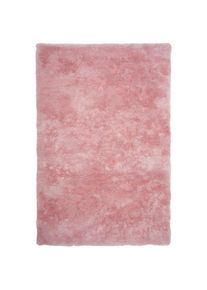 Hochflorteppich , Pink , Textil , Uni , rechteckig , 80x150 cm , Oeko-Tex&reg; Standard 100 , pflegeleicht, f&uuml;r Fussbodenheizung geeignet, Fasern thermofixiert (heatset), lichtunempfindlich, leicht zusammenrollbar , Teppiche & B&ouml;den, Teppich, Hochflorteppiche & Shaggys