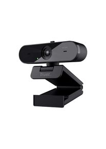 Trust, Webcam &raquo;Taxon QHD&laquo;, schwarz, Integriertes Mikrofon f&uuml;r klare Audioaufnahmen