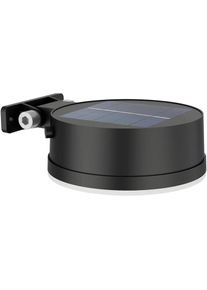 Philips, Aussen-Wandleuchte &raquo;Solar Vynce rund, 2700K, schwarz&laquo; Warmweiss, schwarz