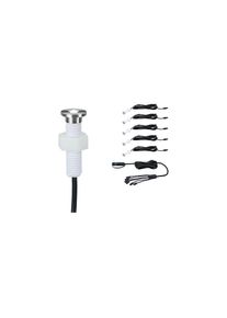 Paulmann, Gartenleuchte &raquo;Plug & Shine Mi&laquo; Warmweiss, silberfarben